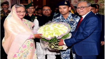 শেখ হাসিনাকে সরকার গড়ার আহ্বান রাষ্ট্রপতির