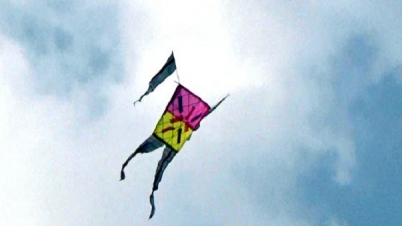 শৈলকুপায় ঘুড়ি ওড়ানো প্রতিযোগিতা