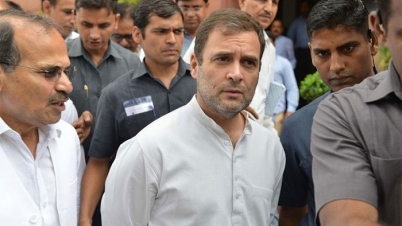 রাহুল গান্ধীকে কাশ্মীরে ঢুকতে দেয়া হলো না