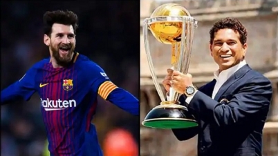 মেসির ইতিহাসের রাতে জনতার নায়ক শচীন