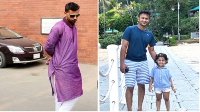 হঠাৎ কলকাতায় মাশরাফি-সাকিব