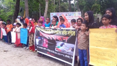 এবার নুসরাতের জন্য রাস্তায় প্রতিবন্ধীরা