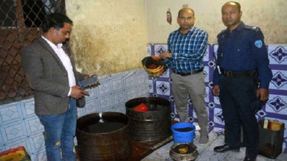 পাম অয়েল-সুজি-রঙ-ফেবিকল গাম-ফ্লেবার দিয়ে গাওয়া ঘি !