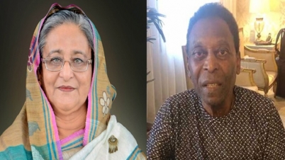 শেখ হাসিনাকে পেলের ভিডিও বার্তা (ভিডিও)