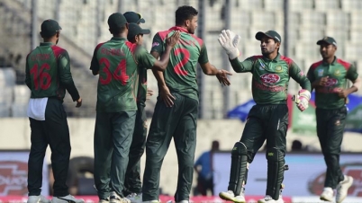 বাংলাদেশের লক্ষ্য ১৯৬ রান