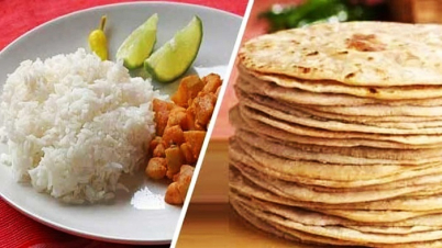 রাতে ভাত না রুটি, কোনটা কতটুকু খাওয়া উচিৎ? রাতে ভাত না রুটি, কোনটা কতটুকু খাওয়া উচিৎ?