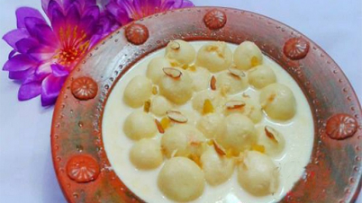 বাড়িতেই বানান মিষ্টির দোকানের মতো রসমালাই