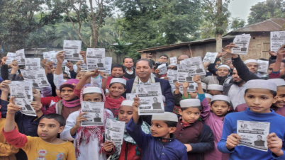 প্রচারণার শেষ দিনে পুঠিয়া-দুর্গাপুর চষে বেড়ালেন দারা