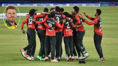সাকিবদের নাচের ভিডিও নিয়ে মুখ খুললেন ফিঞ্চ