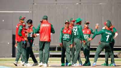মাহফিজুলের সেঞ্চুরিতে এশিয়া কাপের সেমির পথে বাংলাদেশ