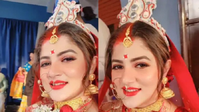 ফের বিয়ের পিঁড়িতে শ্রাবন্তী!