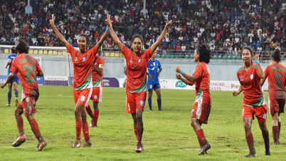 নেপালকে হারিয়ে সাফ চ্যাম্পিয়ন বাংলাদেশের মেয়েরা