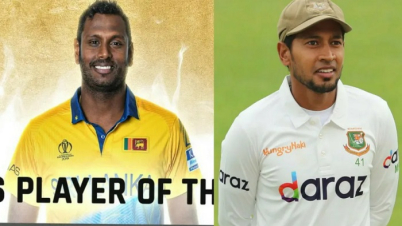 মুশফিককে পেছনে ফেলে মে মাসের সেরা ম্যাথুজ