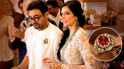 ২৫৬ ঘণ্টায় ১৩১ কারিগর বানিয়েছেন আমিরের বিয়ের আংটি