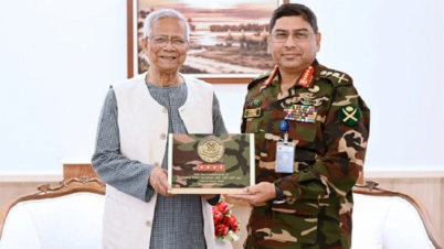 প্রধান উপদেষ্টার সঙ্গে বিদায়ী সাক্ষাৎ সেনাপ্রধানের