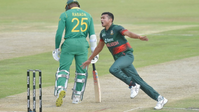 উইকেটের বাউন্স কাজে লাগিয়ে সফল তাসকিন