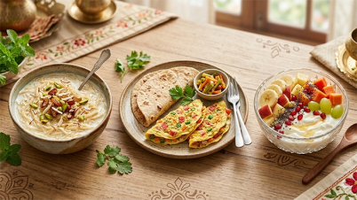 ঈদের দিন সকালের স্বাস্থ্যকর তিন পদ