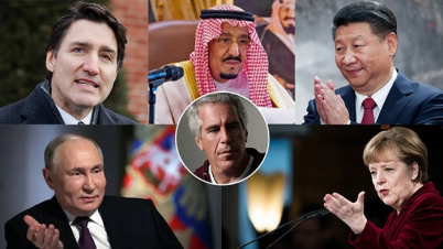 এপস্টেইন নথিতে নাম নেই যে ৫ প্রভাবশালী রাষ্ট্রপ্রধানের এপস্টেইন নথিতে নাম নেই যে ৫ প্রভাবশালী রাষ্ট্রপ্রধানের