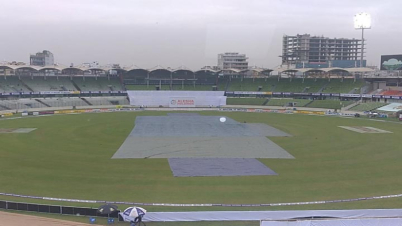 বৃষ্টিতে ভেসে গেলো তৃতীয় দিনের খেলা
