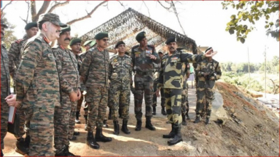 বাংলাদেশ সীমান্তে নিরাপত্তা পর্যালোচনা ভারতীয় বাহিনীর
