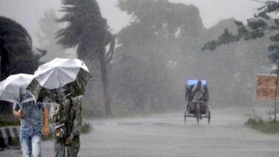 ৮০ কিলোমিটার বেগে ঝড় ও বজ্রসহ বৃষ্টির আভাস