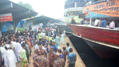 লঞ্চ দুর্ঘটনার সিসিটিভি ফুটেজে যা দেখা গেলো