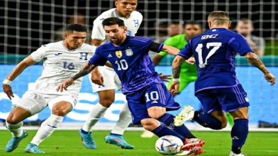 মেসির জোড়া গোল: হন্ডুরাসকে উড়িয়ে দিল আর্জেন্টিনা