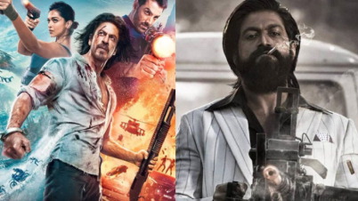 মুক্তির আগেই ‘কেজিএফ-২’কে ছাড়াল ‘পাঠান’
