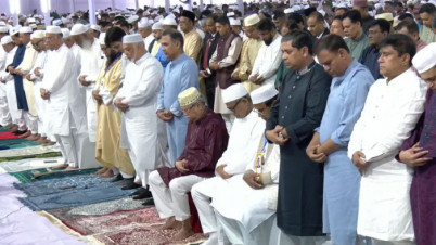 ঈদের প্রধান জামাতে অংশগ্রহণ রাষ্ট্রপতি ও প্রধানমন্ত্রীর