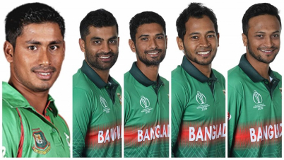 বঙ্গবন্ধু টি-টোয়েন্টি কাপ: ৫ দলের খেলোয়াড় তালিকা