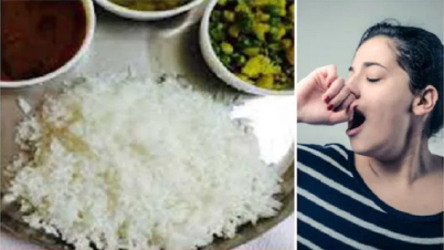 ভাত খেলেই কেন ঘুম পায়?