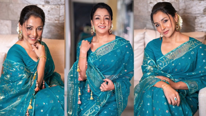 নতুন রূপে ধরা দিলেন রুনা, কাড়লেন মন