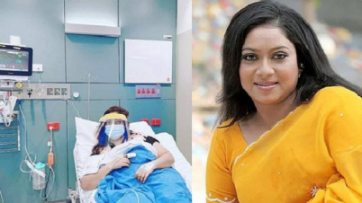 করোনা আক্রান্ত শাবনূর হাসপাতালে ভর্তি