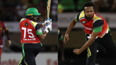 সাকিবময় ম্যাচে জিতে দুইয়ে গায়ানা