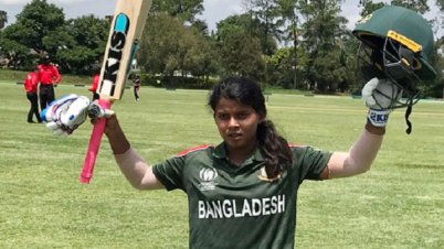  ওয়ানডে  ক্রিকেটে প্রথম সেঞ্চুরি শারমিন সুপ্তার