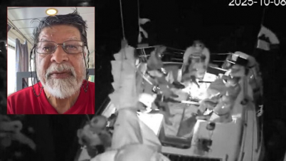 ইসরায়েলি বাহিনীর হাতে আটক শহিদুল আলম ও তার সহযোগীরা
