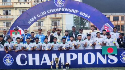 সাফ চ্যাম্পিয়ন দলকে সংবর্ধনা দেবে অন্তর্বর্তীকালীন সরকার