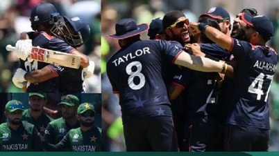 বিশ্বকাপে অঘটন : পাকিস্তানকে সুপার ওভারে হারালো যুক্তরাষ্ট্র